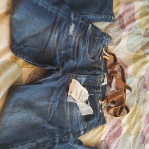 Zara Jeans with suspenders for boys
